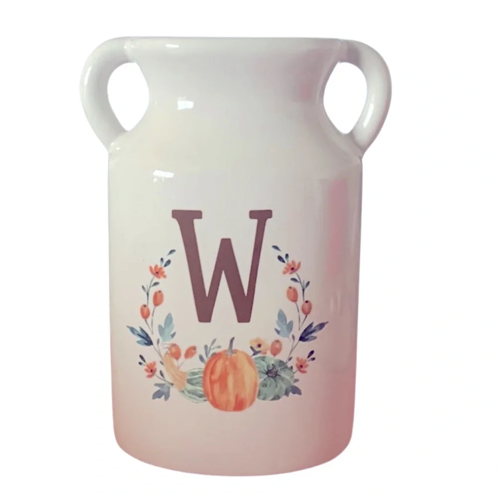 Monogram Vase Letter 